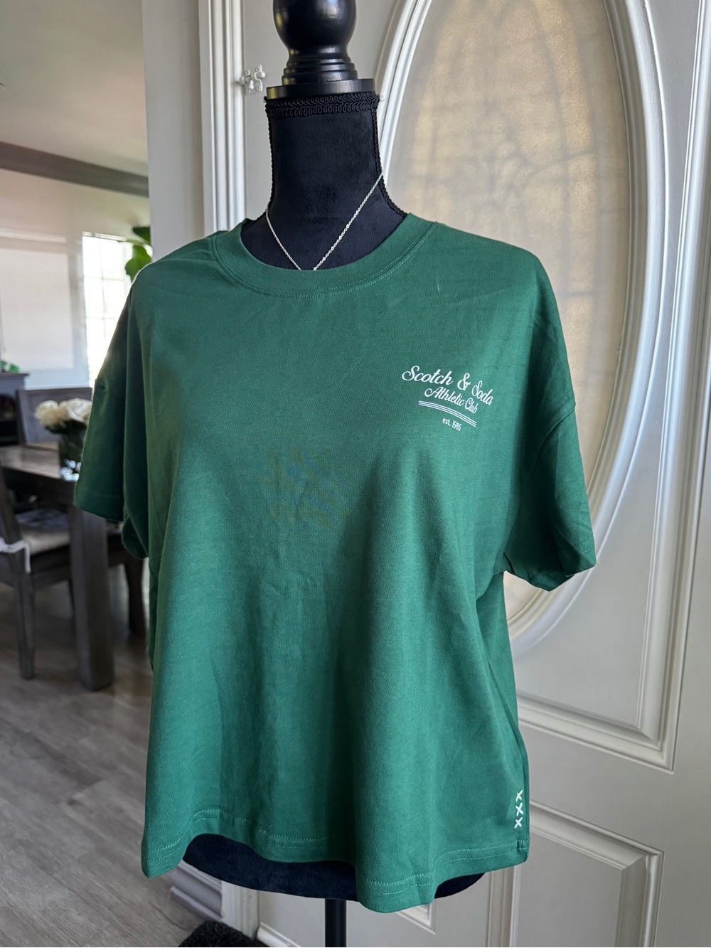 Scotch & Soda Forest Green Crewneck T-Shirt